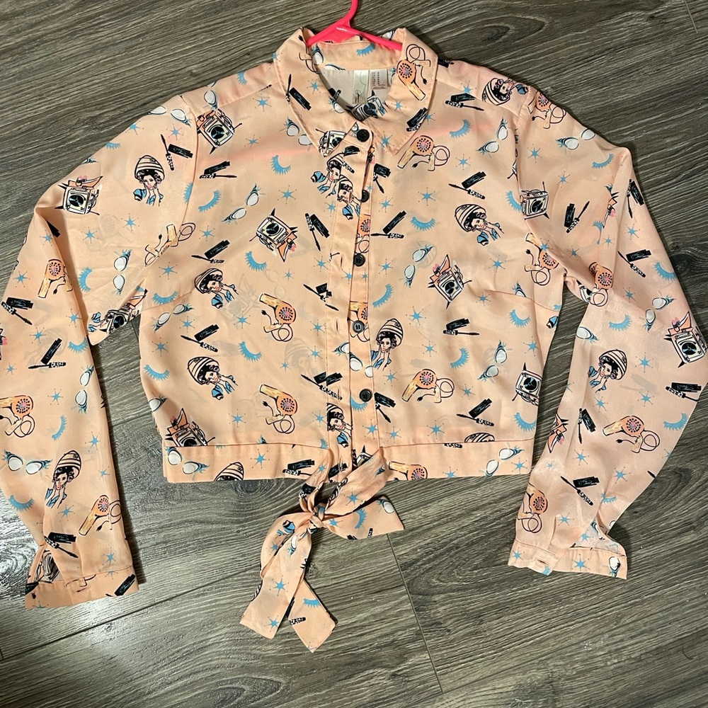 Forever 21 exclusive cropped blouse